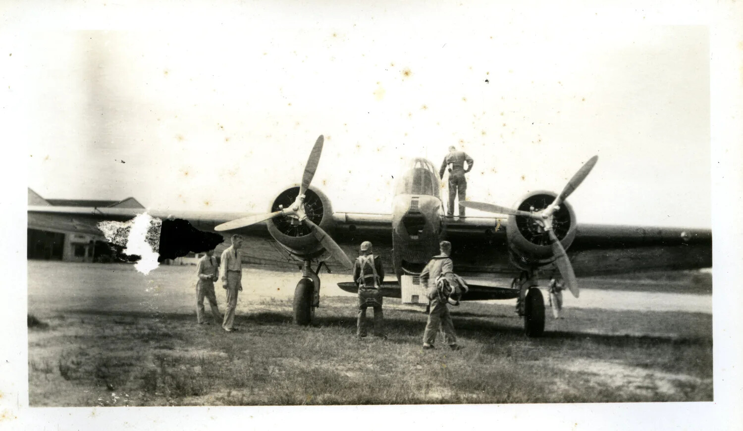 Martin B-10 Bomber and Ground Crew, Panama Canal Zone, 1930s