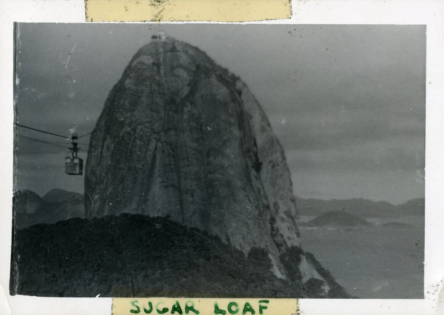 Photo Album Page — Sugarloaf Mountain, Rio de Janeiro, Brazil (USS Franklin D. Roosevelt Cruise Album)