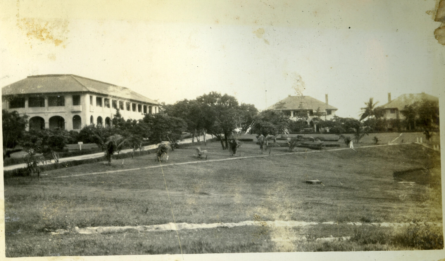 Institutional Grounds and Colonial-Style Buildings, Manila Photo Album