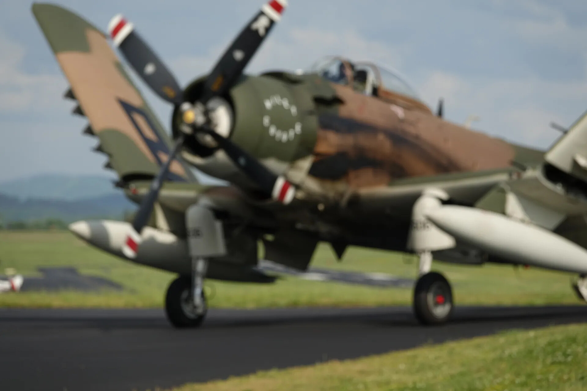 A-1 Skyraider Taxiing, May 2019 Event