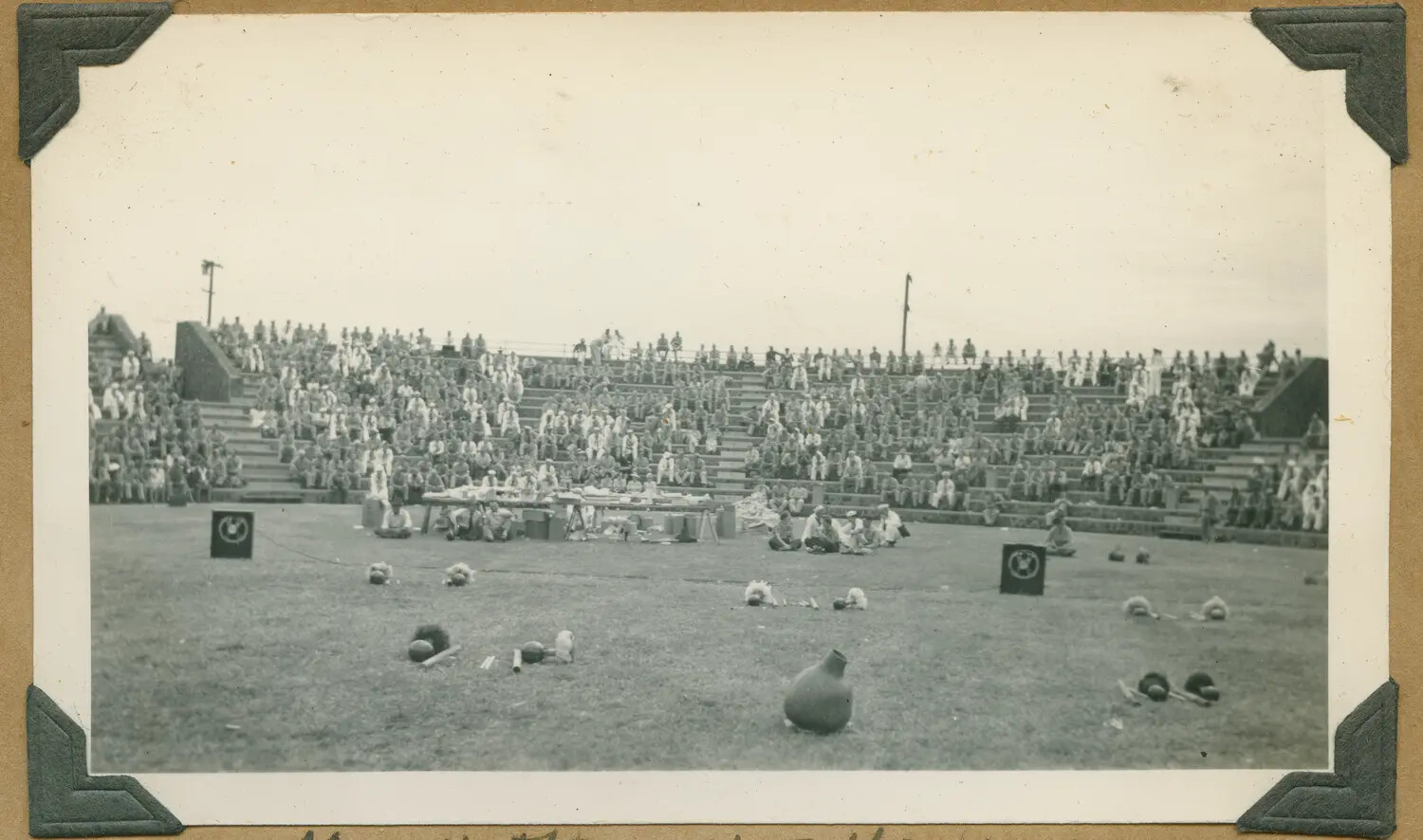 Album Page: University of Hawaii Building, Honolulu Street Scene, and Waikiki Beach