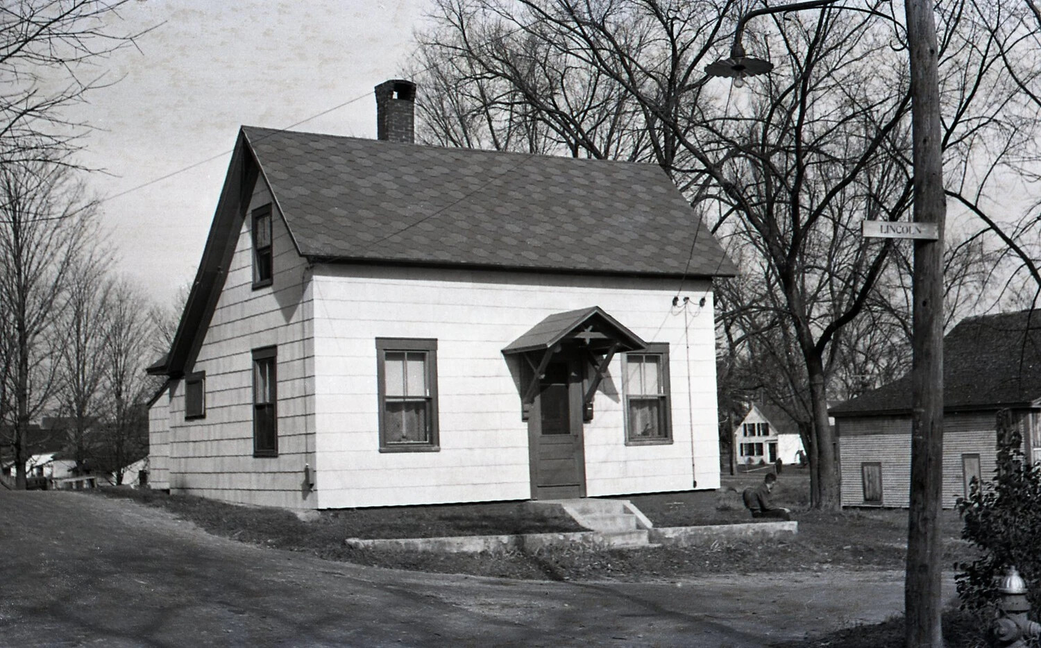 Cape Cod House on Lincoln Street, c. 1940s-50s