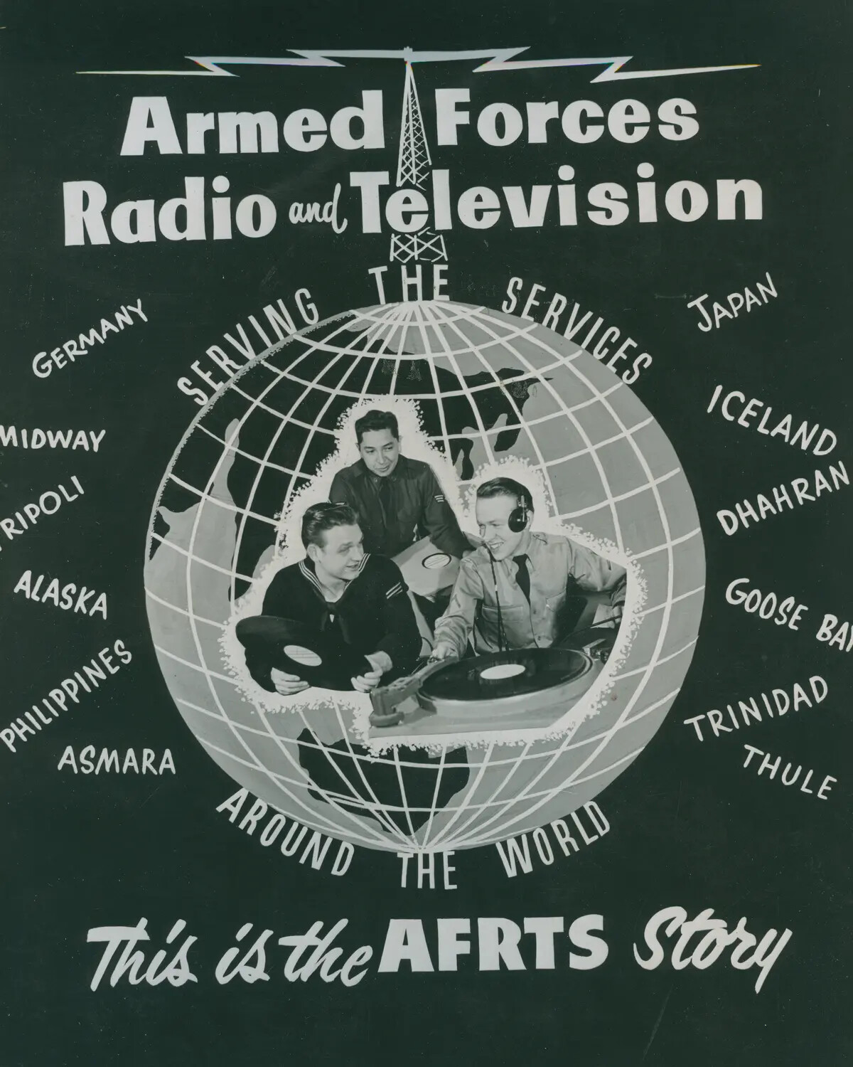 Armed Forces Radio and Television Service (AFRTS) Promotional Cover, "This is the AFRTS Story"