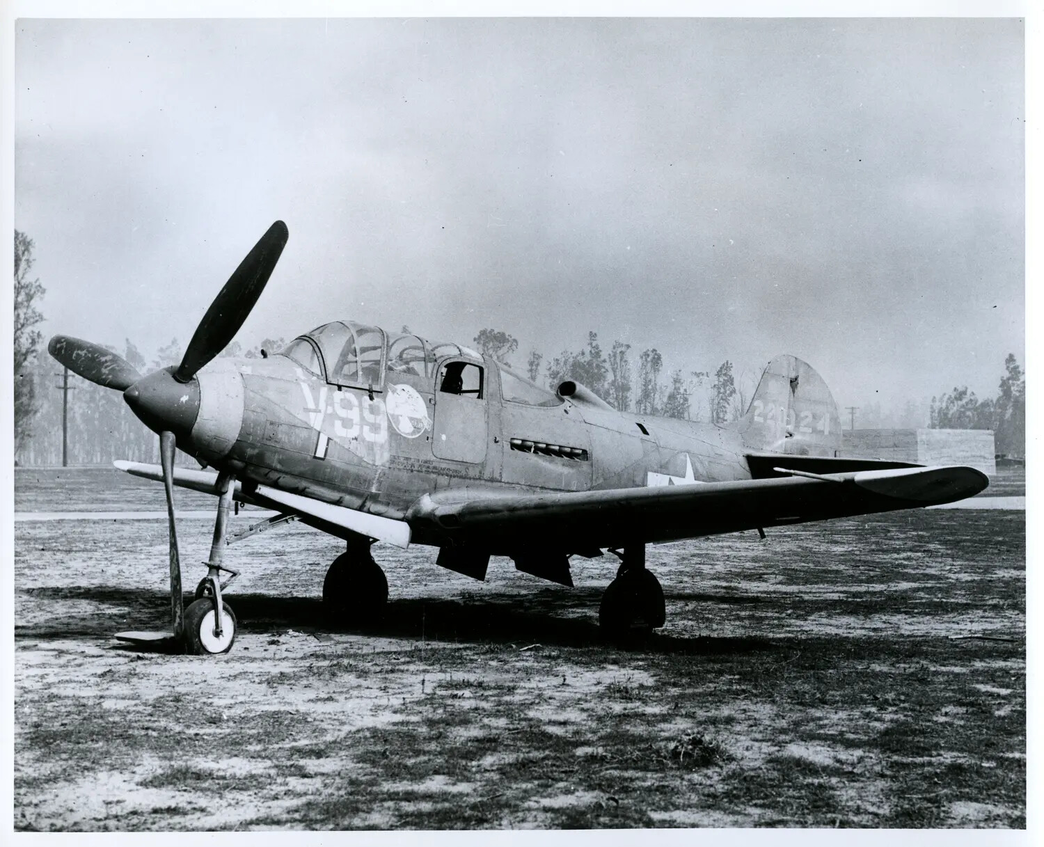 Bell L-39 Swept-Wing Research Aircraft (P-63 Kingcobra Conversion), Ground View