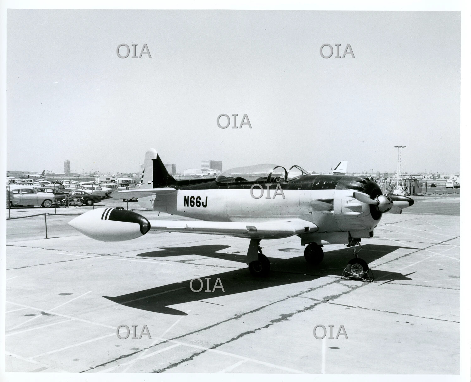 North American AT-6F Texan, Civil Registration N66J, Ramp View