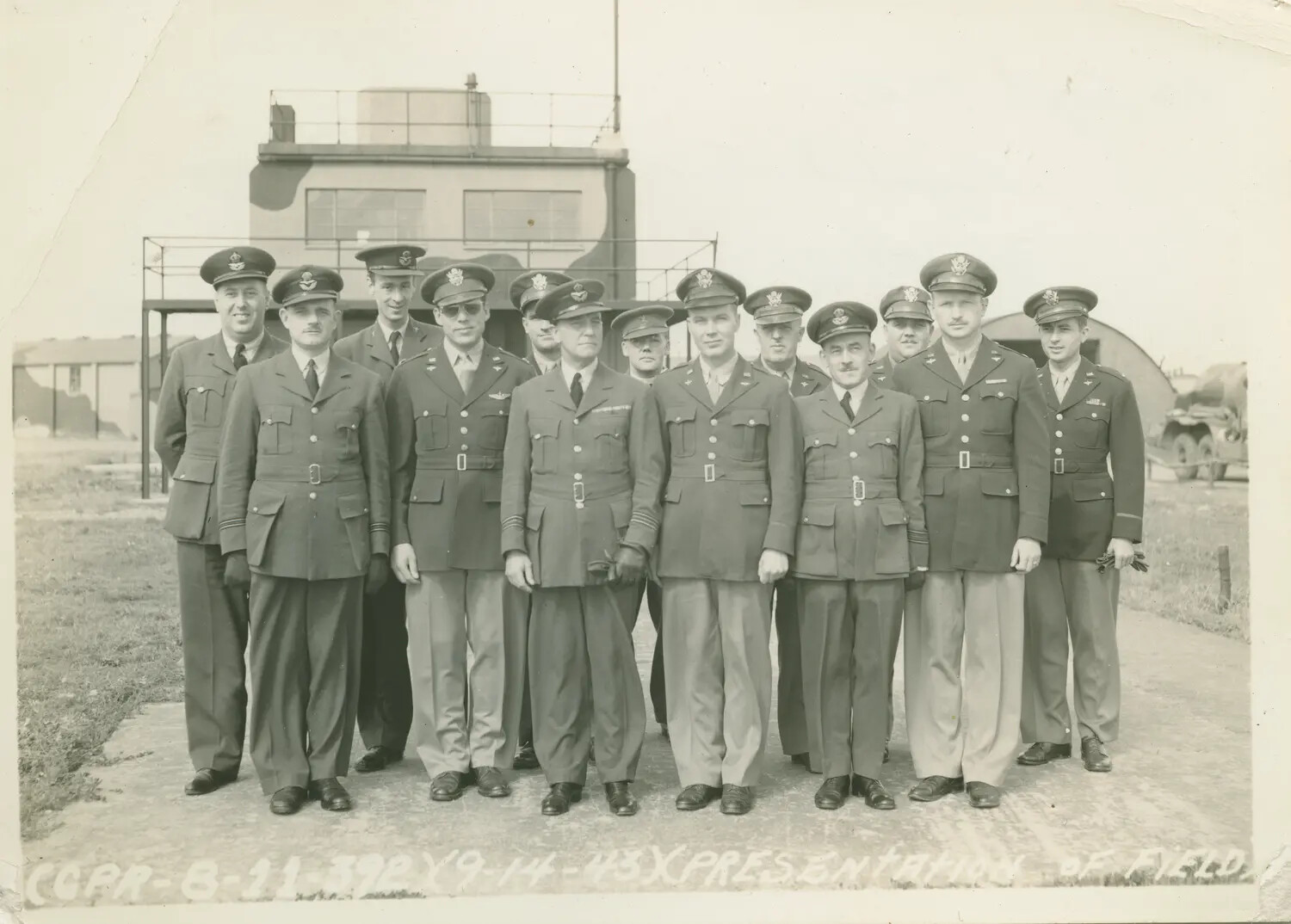 Presentation of Field Ceremony, RAF Wendling to 392nd Bomb Group, 14 September 1943