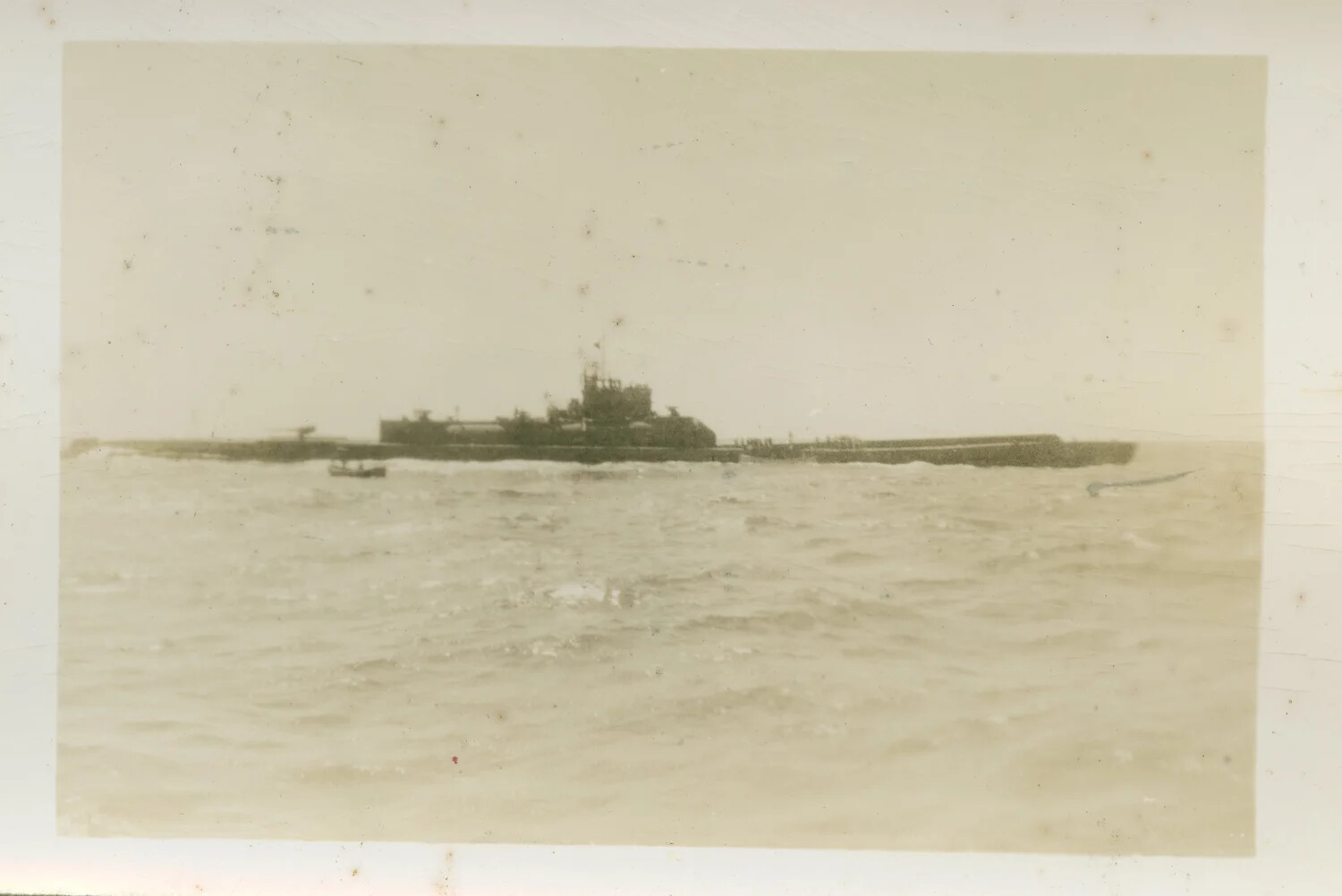 Japanese Submarine I-400 Under Allied Observation, Japan Surrender Period, 1945