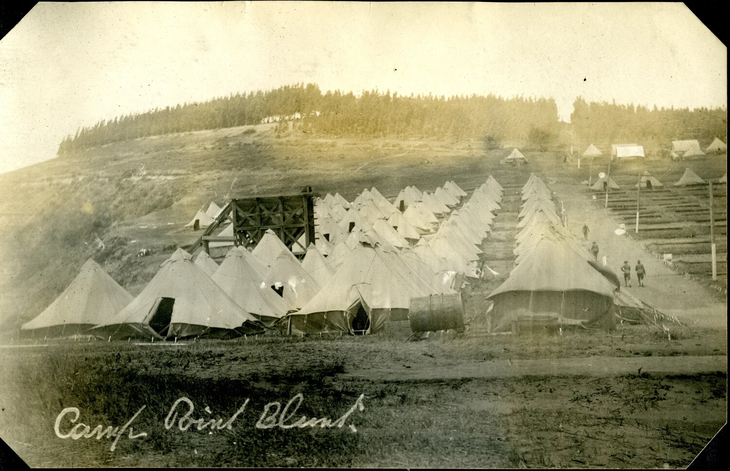 Tent Encampment, 'Camp Point Blunt,' World War I Photo Album