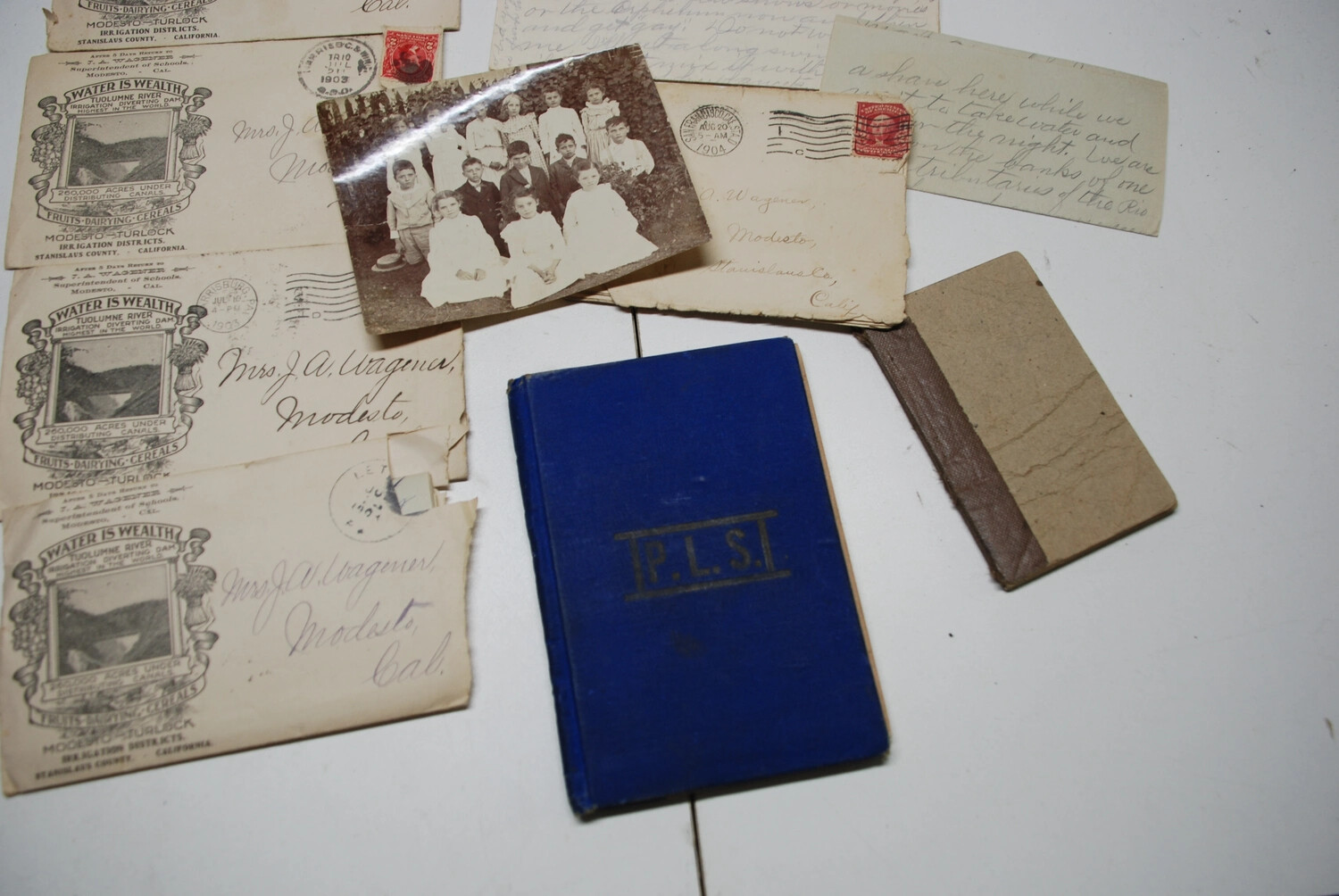 Wagener Family Correspondence and Ephemera, Modesto, California, circa 1903-1904
