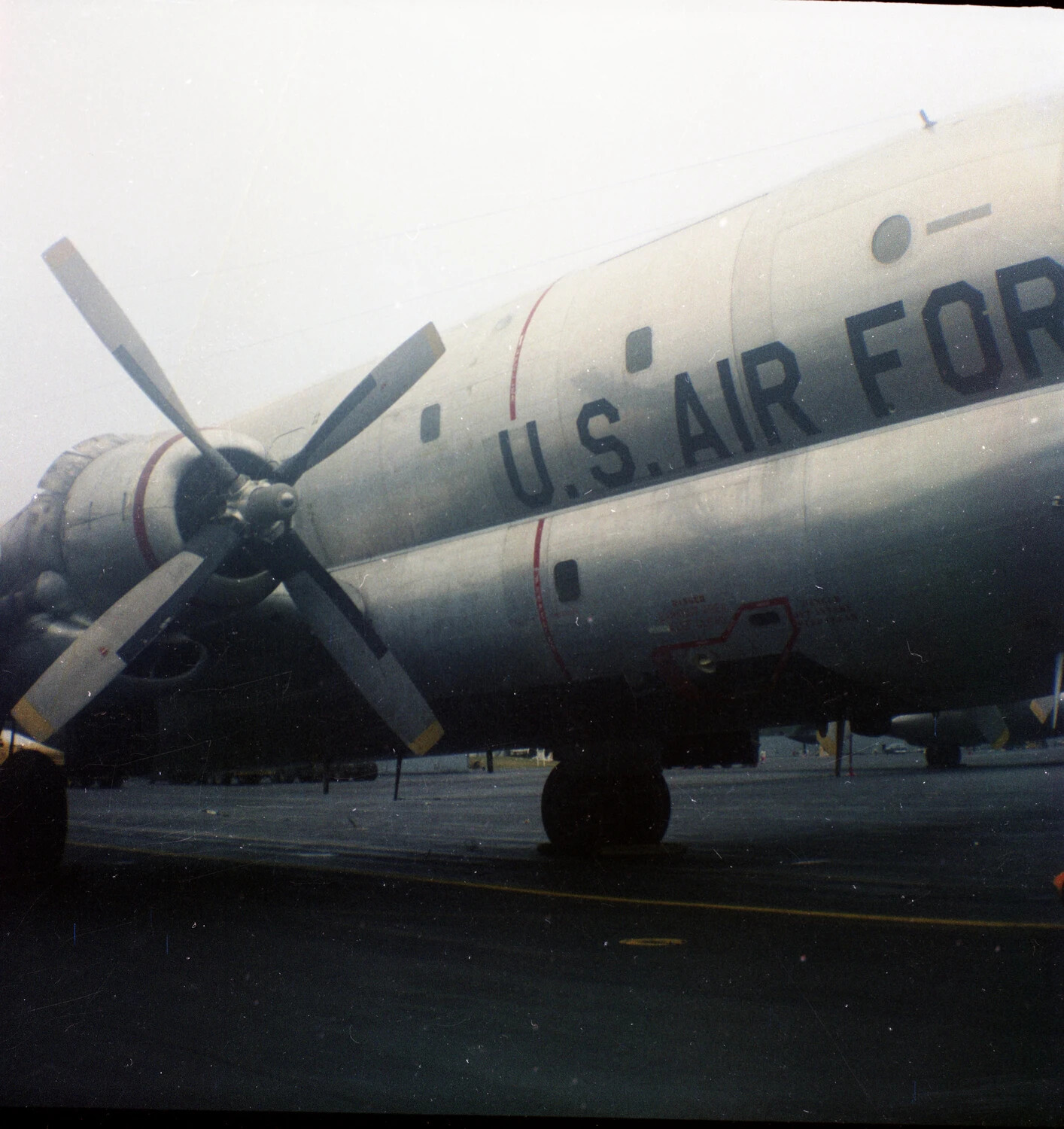 Engine Nacelle and Fuselage Detail, Boeing C-97 Stratofreighter