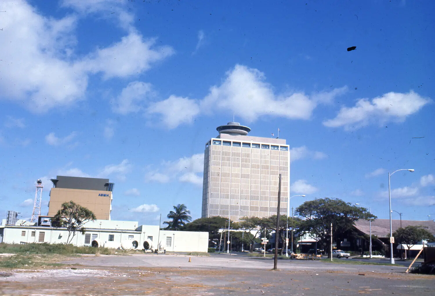 Honolulu High-Rise and Streetscape, Vietnam War-Era Port Visit Photograph