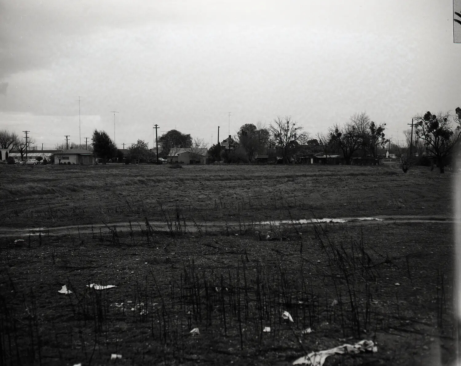 Exterior View of National Guard Facility Surroundings, California, Winter, c. 1959-1960