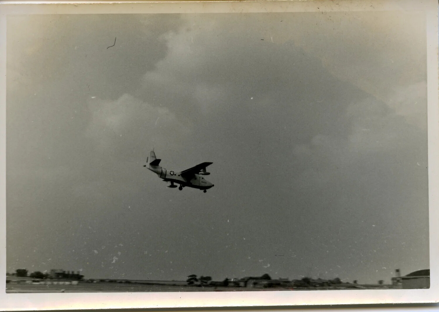 Grumman HU-16 Albatross Amphibian in Flight, USAF Air Rescue Aircraft