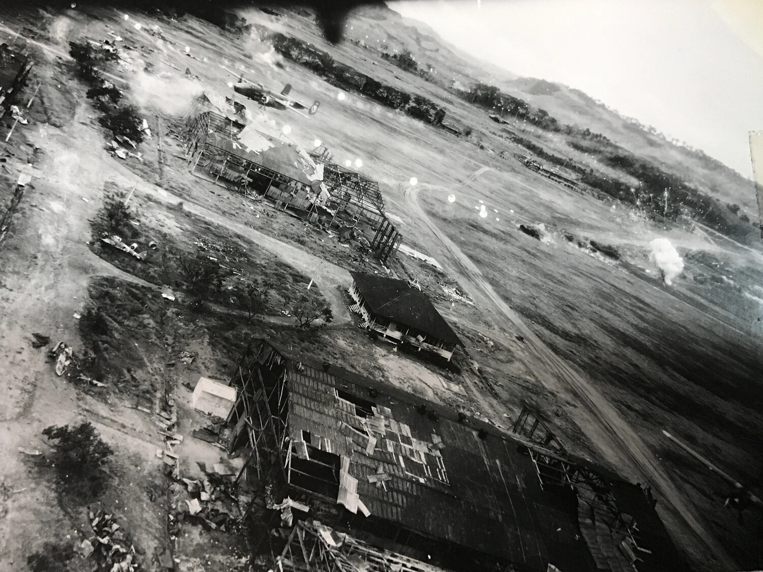 Airfield Buildings and Aircraft Under Attack, Fifth Air Force Strike Sequence