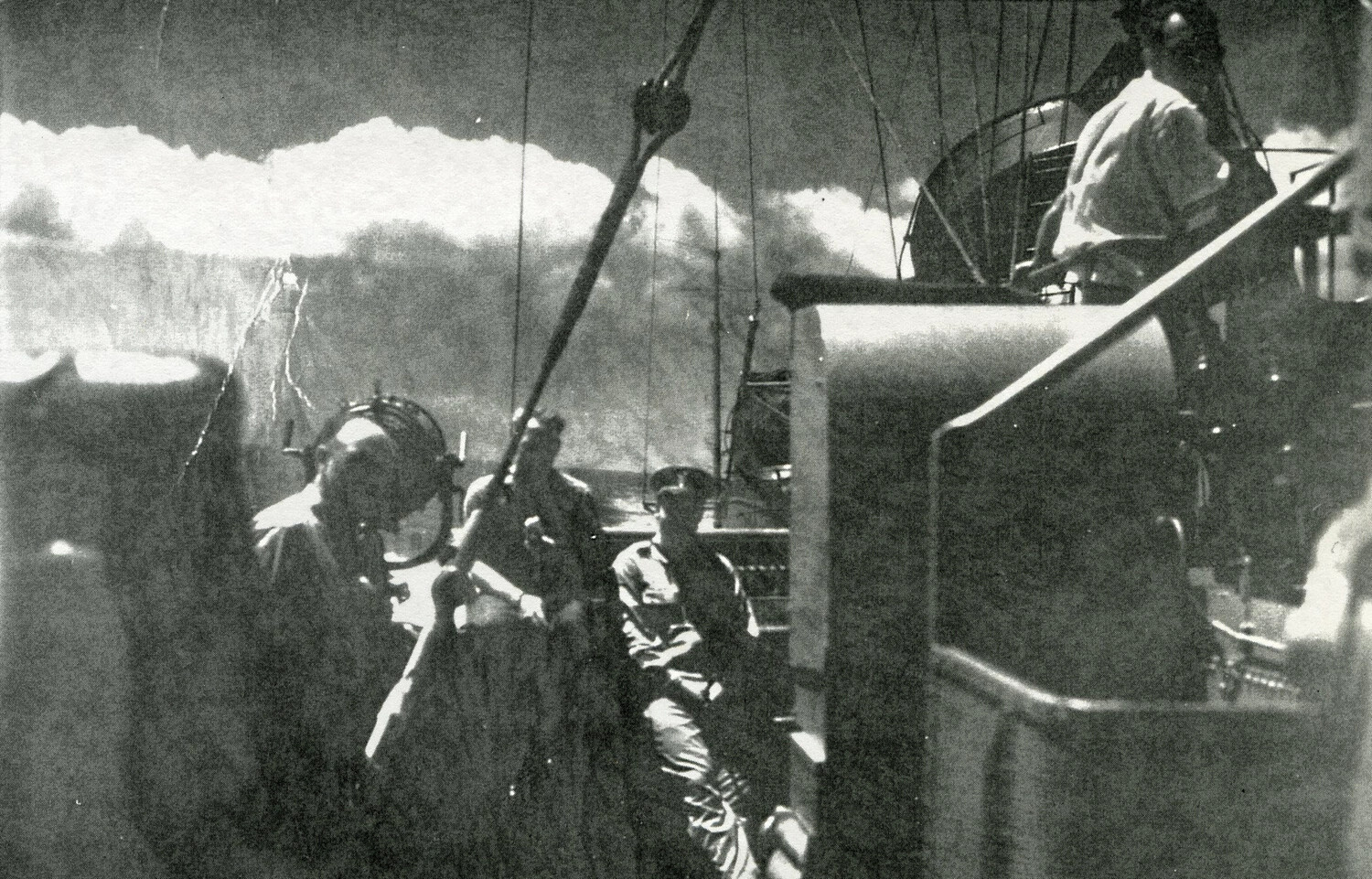 Sailors at Signal Searchlight, Night Watch