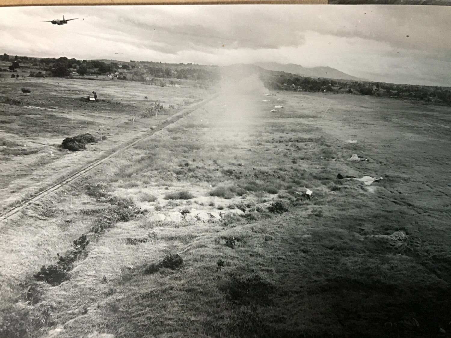 B-25 Mitchell Banking Away After Strafing Run on Japanese Airfield