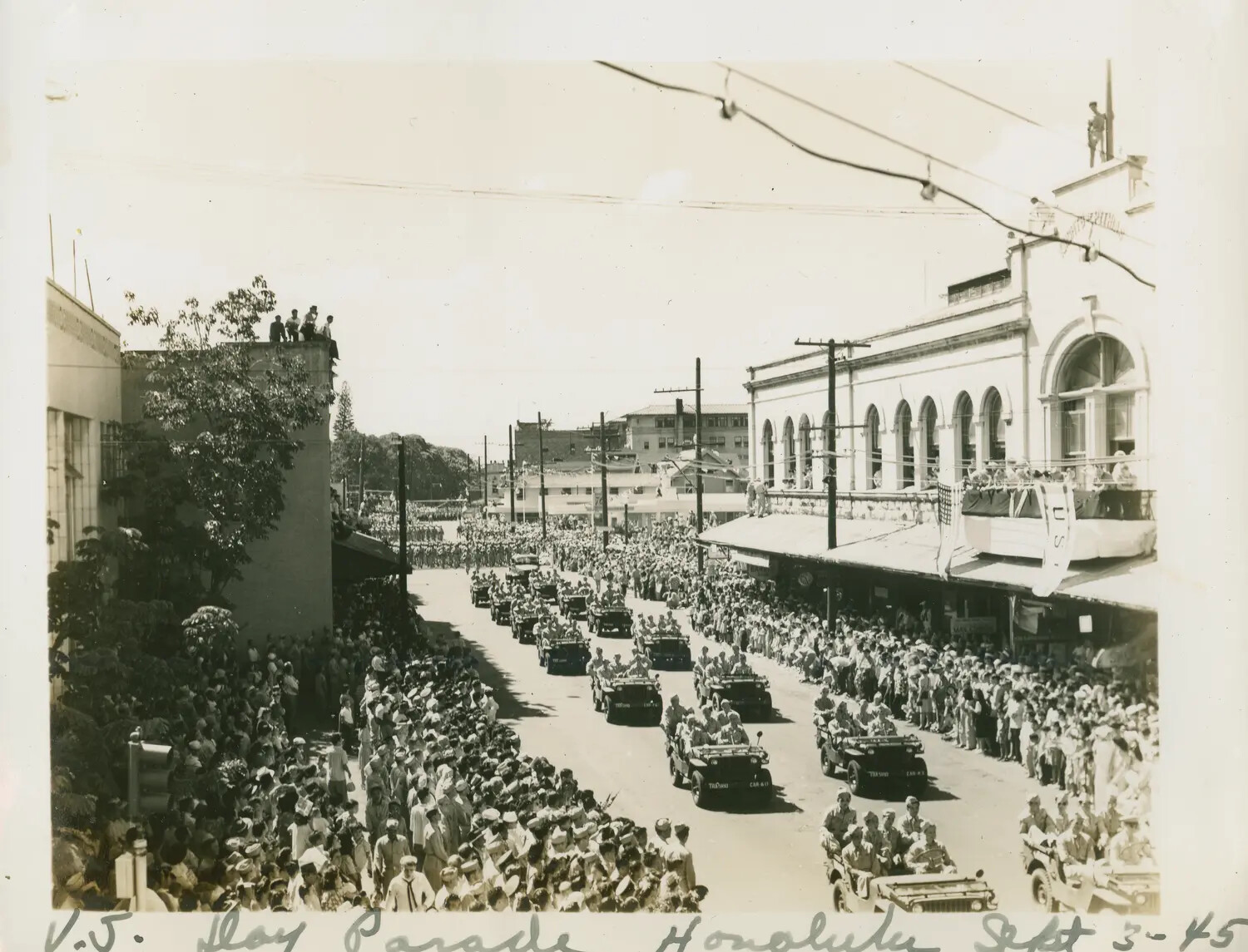 V-J Day Parade, Honolulu, September 3, 1945