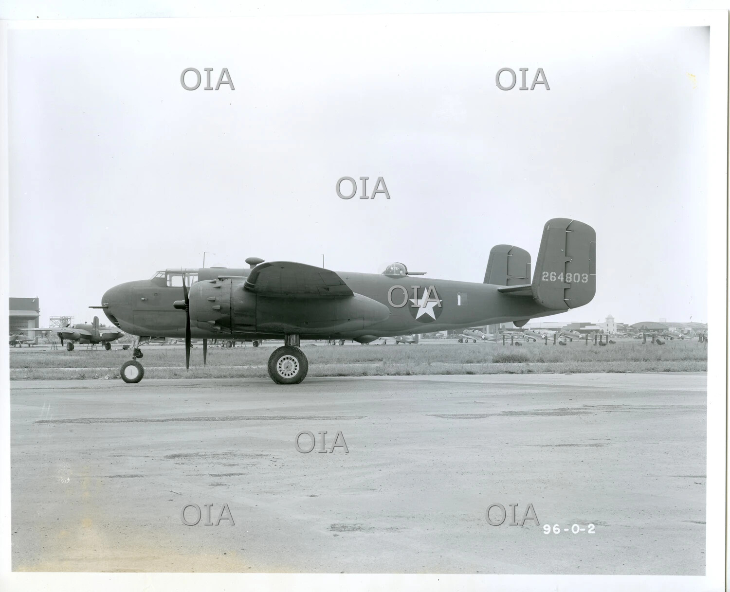 North American B-25 Mitchell Medium Bomber, Tail No. 264803, Factory Ramp