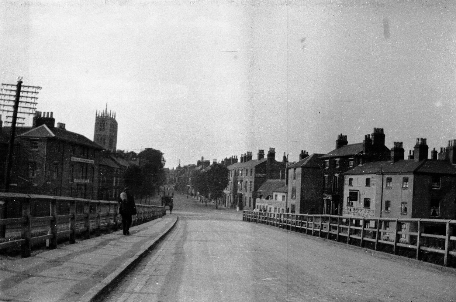 English Town Street Scene, WWI-Era England