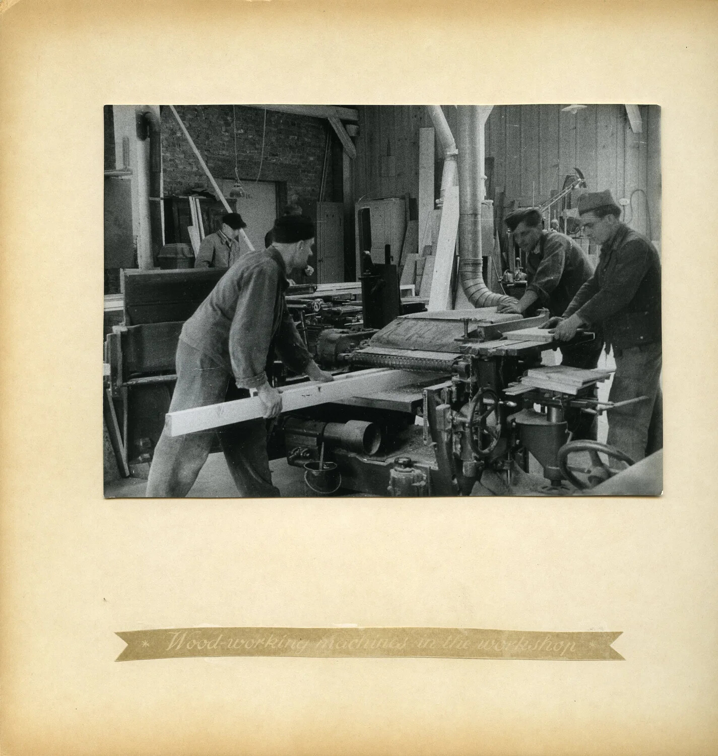 "Wood-Working Machines in the Workshop" -- Depot Carpentry Shop, Ludwigsburg