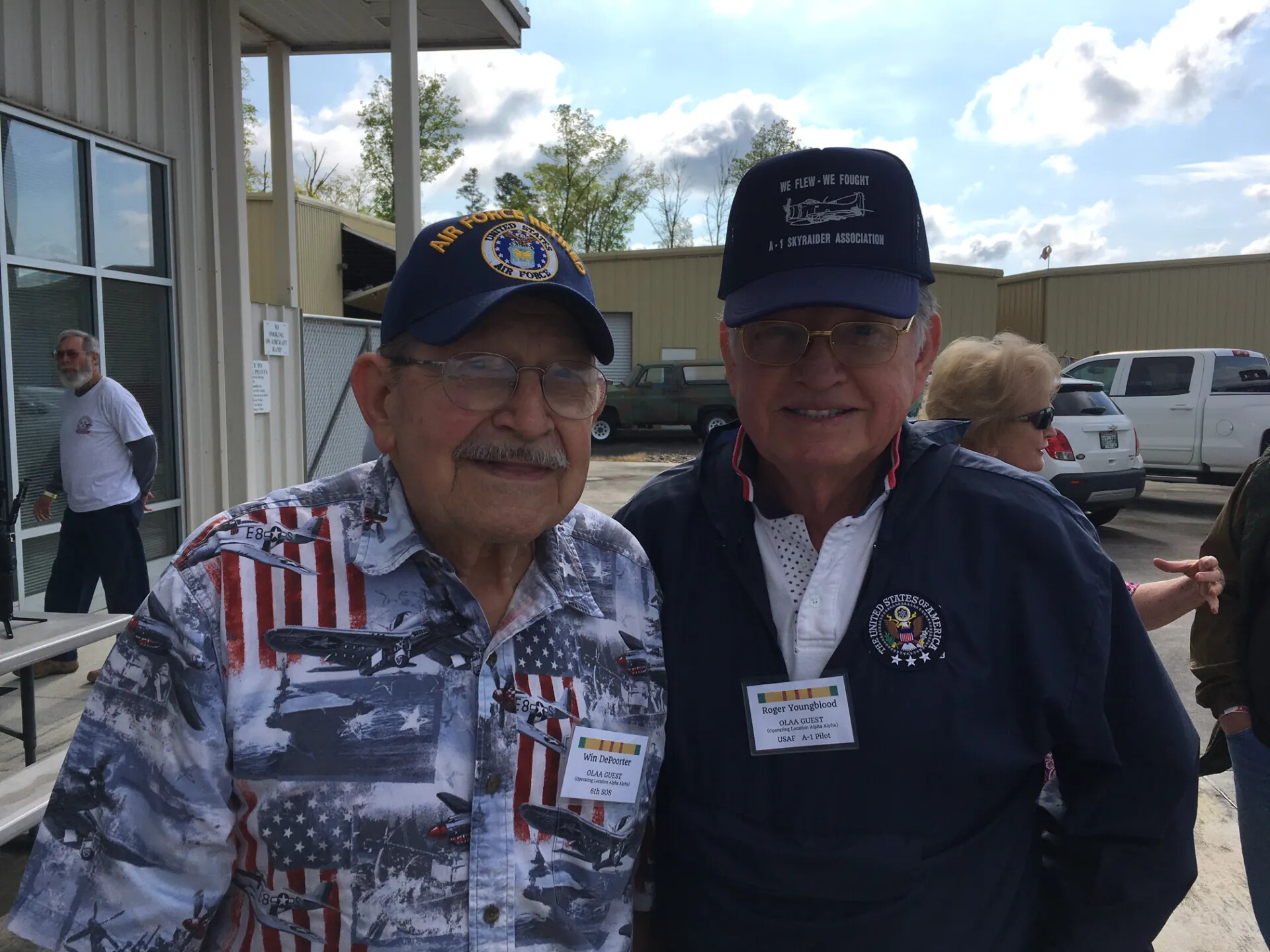 Portrait of Veterans Win DePoorter and Roger Youngblood, OLAA Reunion Event