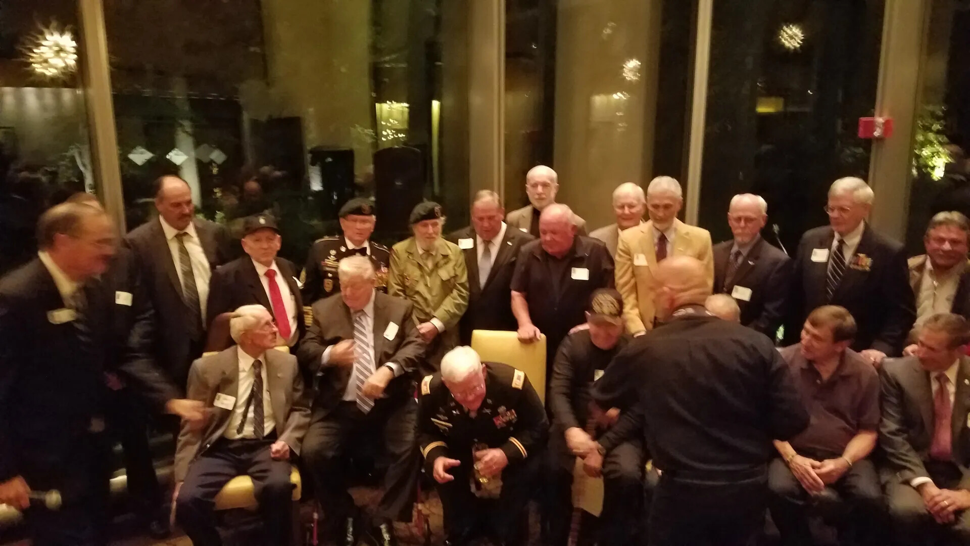 Operation Tailwind Veterans Group Photo, Gary "Mike" Rose Medal of Honor Event, October 23, 2017