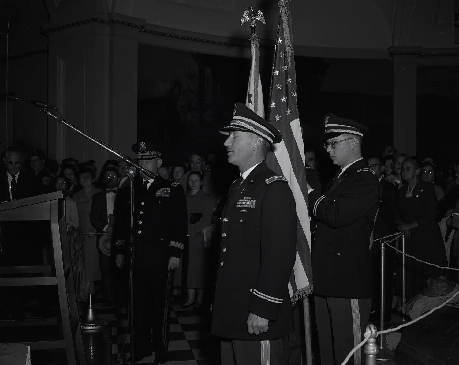 California Army National Guard Color Guard Ceremony, State Capitol Rotunda