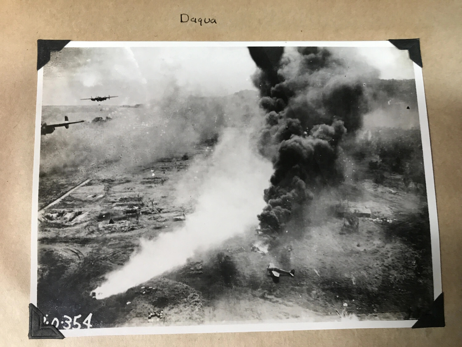 Low-Level Strike on Dagua Airfield, New Guinea - Twin-Engine Attack Bombers Egressing Target