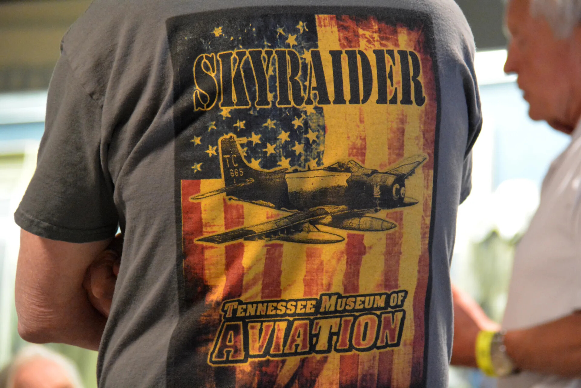 Commemorative "Skyraider" T-Shirt Graphic, Tennessee Museum of Aviation Reunion, 2 May 2015