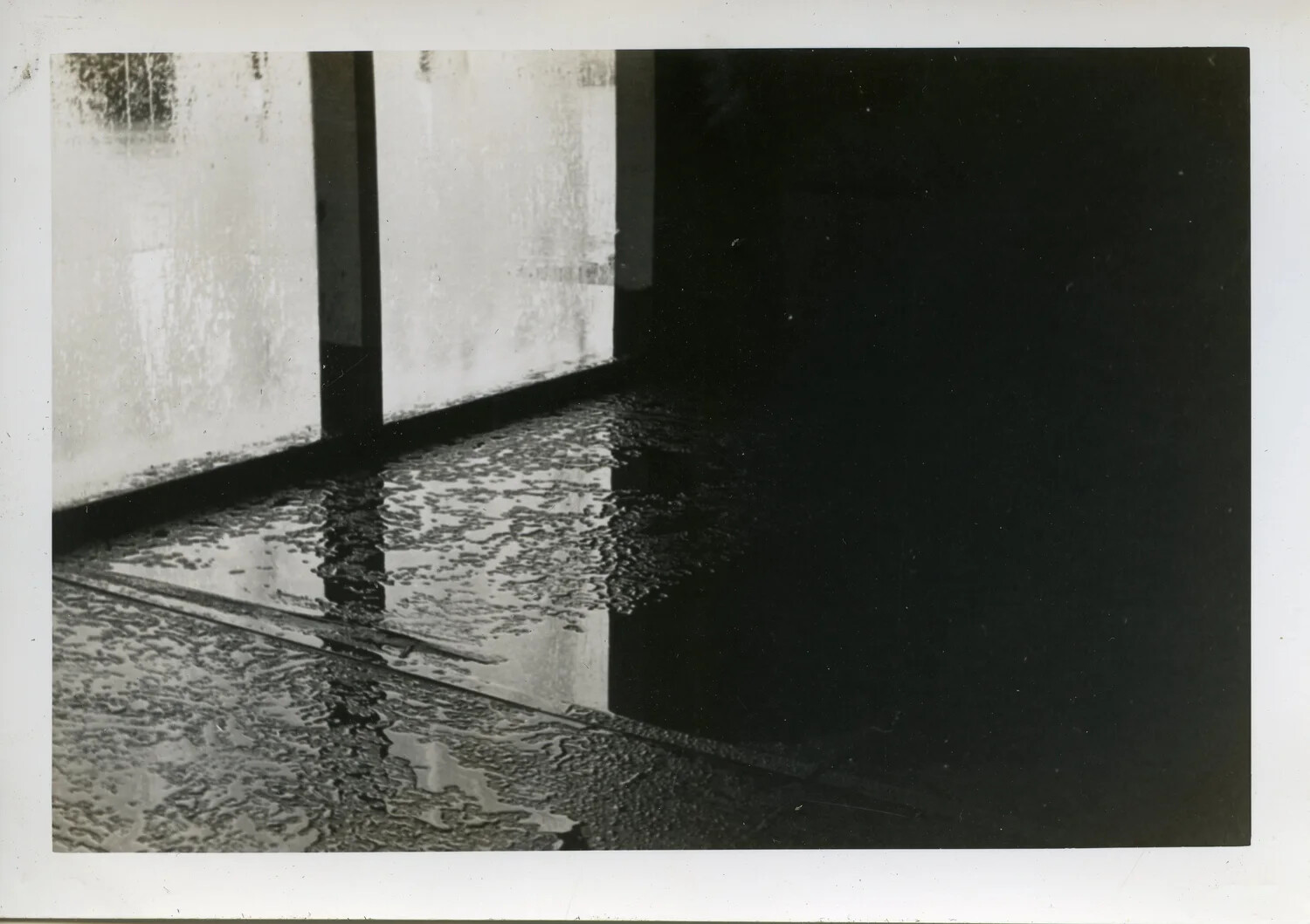 Flooded or War-Damaged Building Interior, Manila Album, VR-6 Squadron Collection