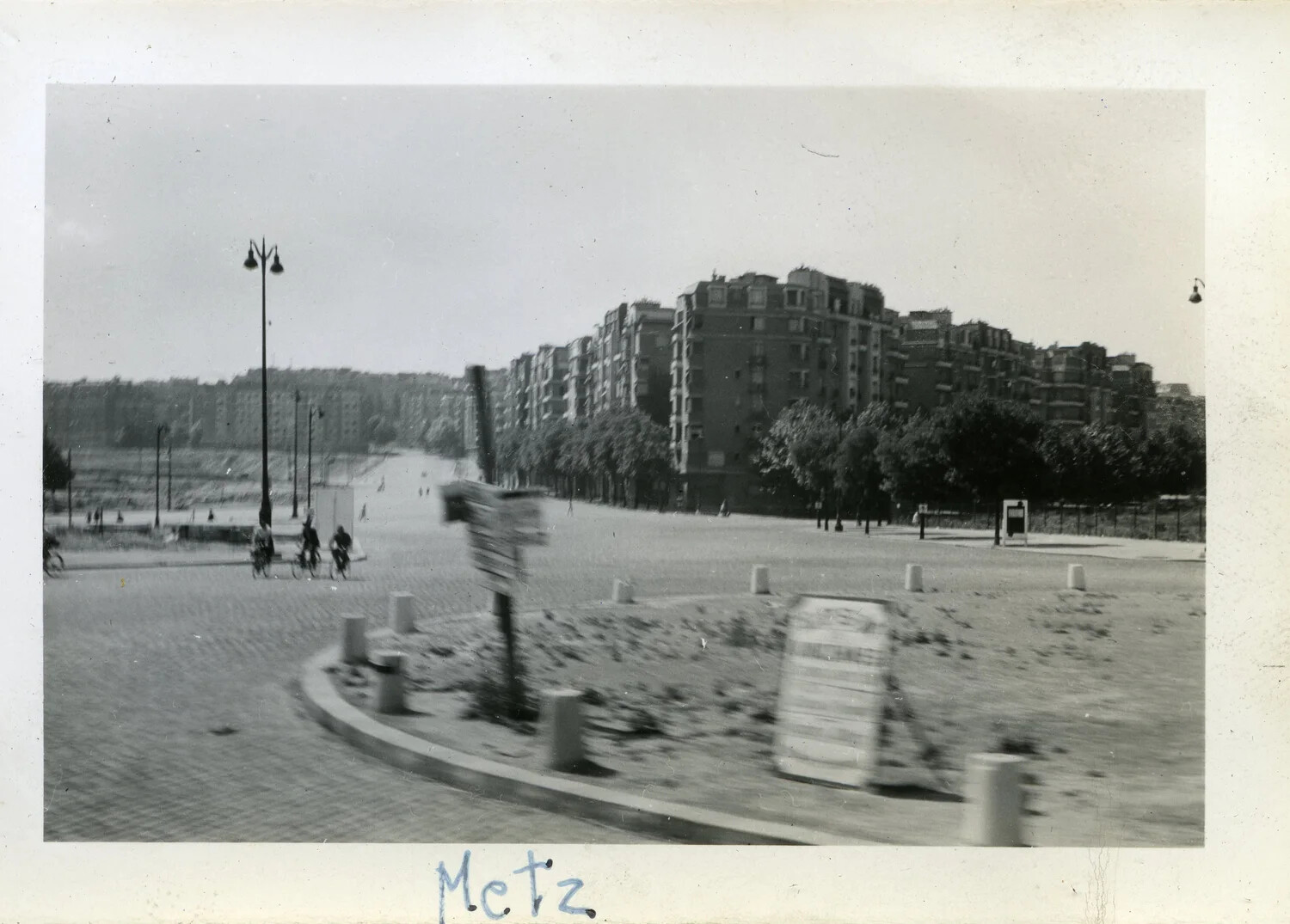 City Plaza, Metz, France - 44th Infantry Division, Norman Baget Collection