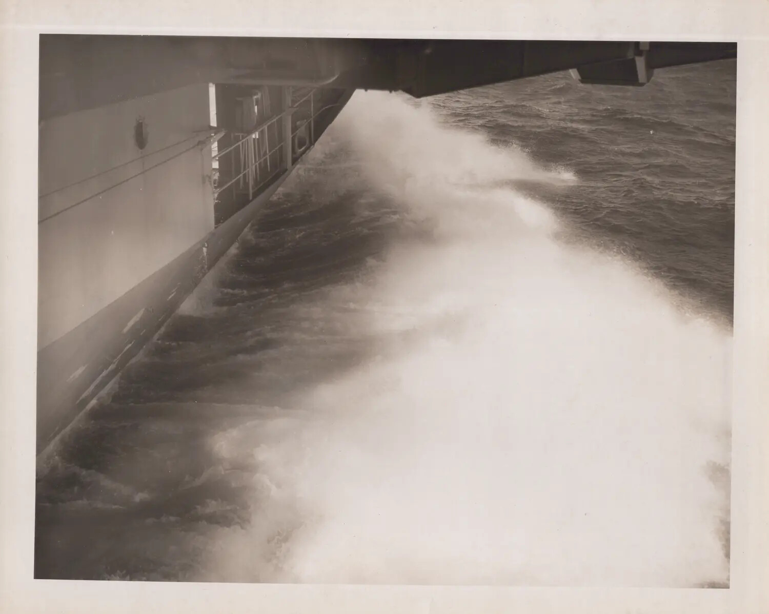 Heavy Seas Alongside an Escort Carrier - USS Petrof Bay Collection
