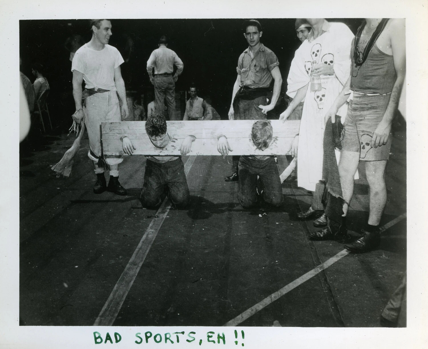 Shellback Initiation Ceremony Aboard USS Franklin D. Roosevelt (CVB-42) — "Bad Sports, Eh!!"