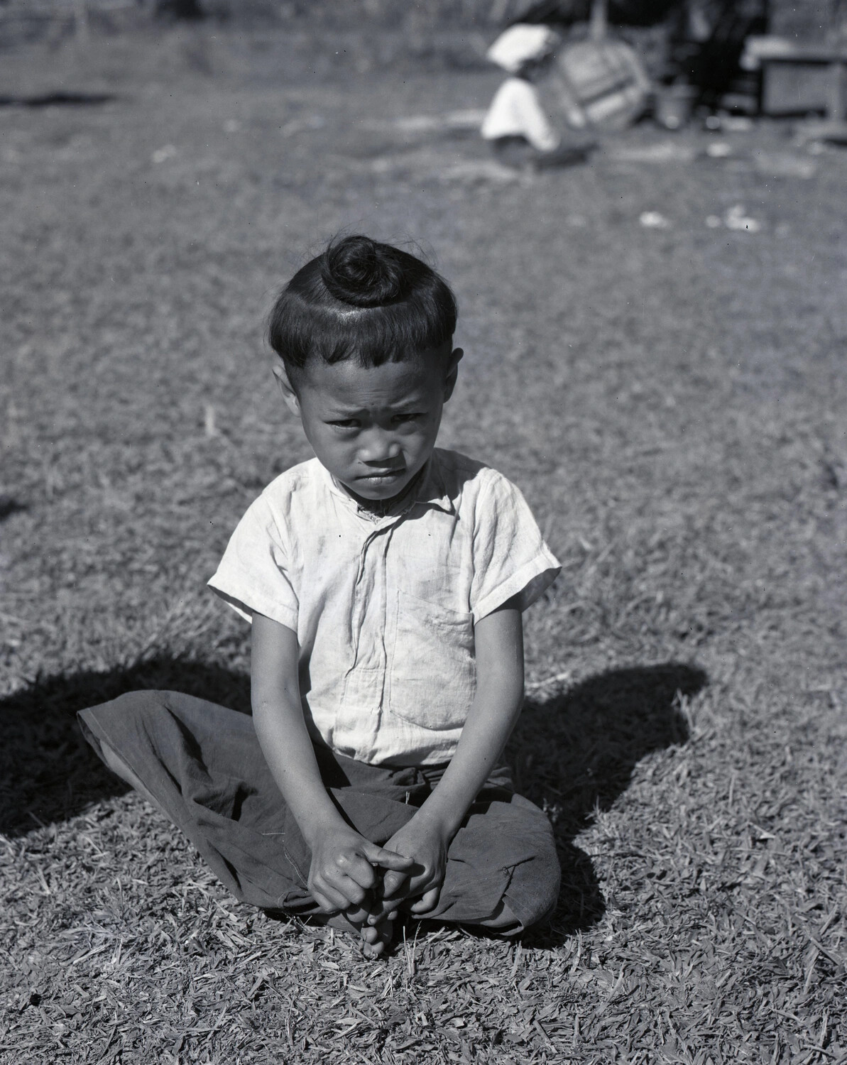 Portrait of a Village Boy, China-Burma-India Theater, WWII (Kotec Collection)
