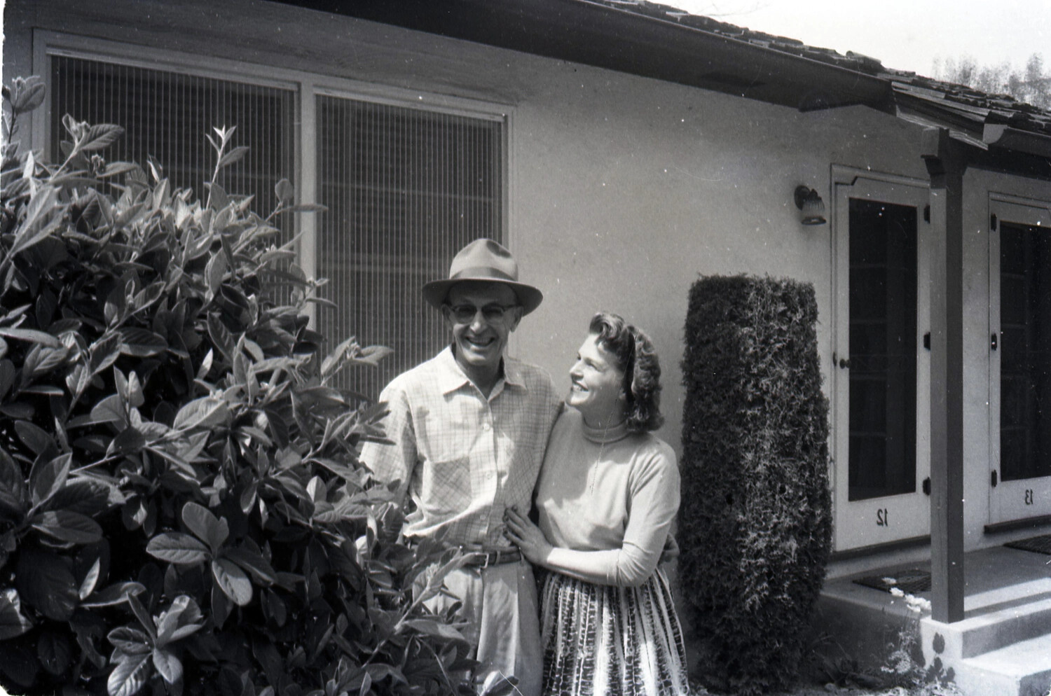 Portrait of Hattie and Ezra at 2430 O Street, Mid-Century Residence