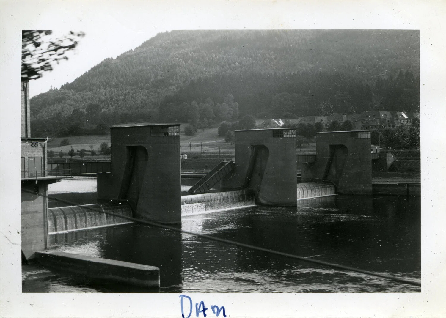 Hydroelectric Dam and Spillway, European Theater of Operations, World War II