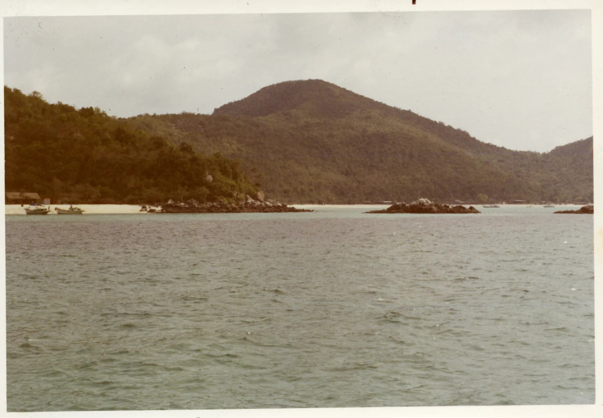 Coastal Bay and Forested Headland, Thailand, Vietnam War Era