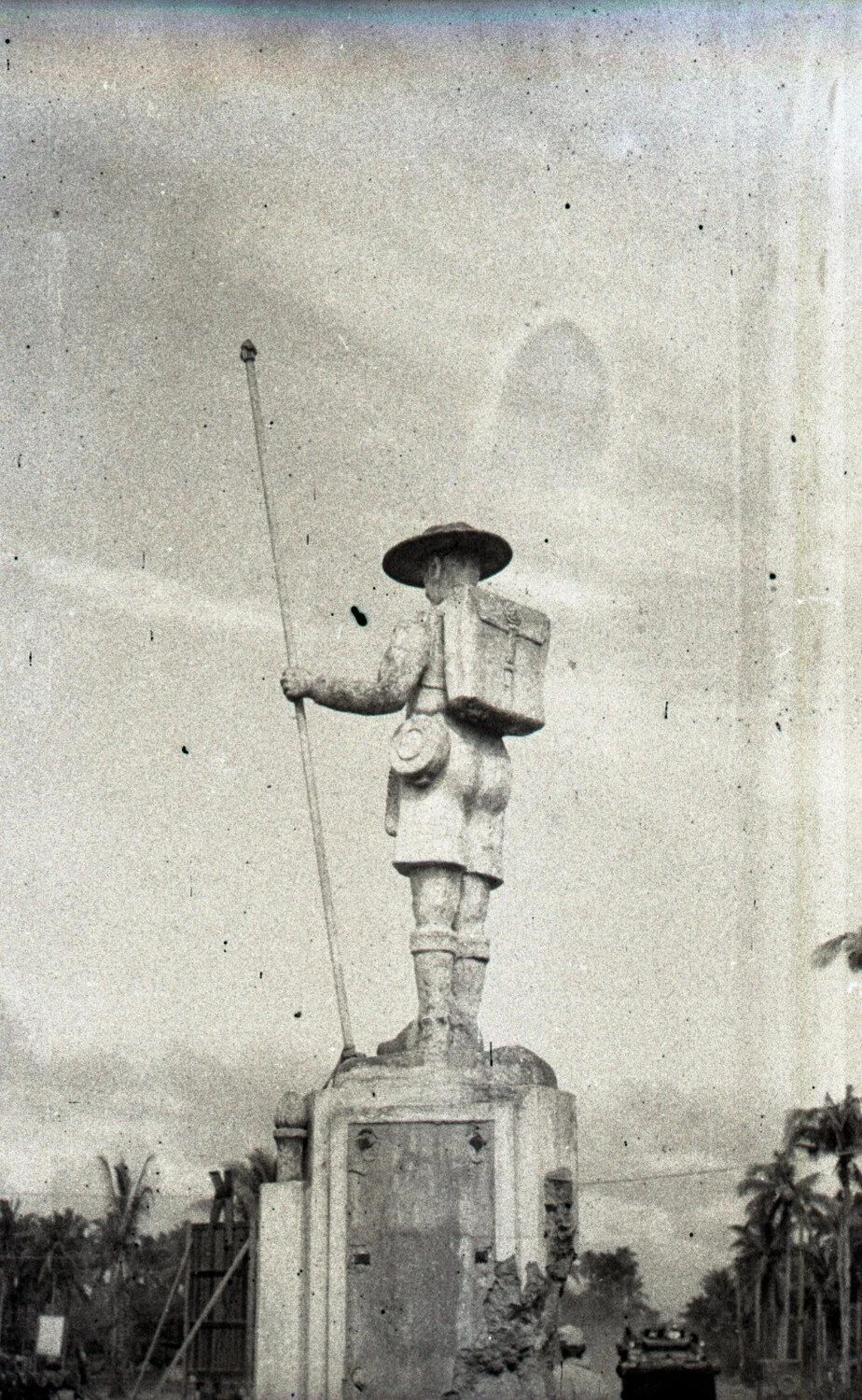 Boy Scout Monument (Rizal Avenue Landmark), Manila, Luzon, Philippines, WWII Era