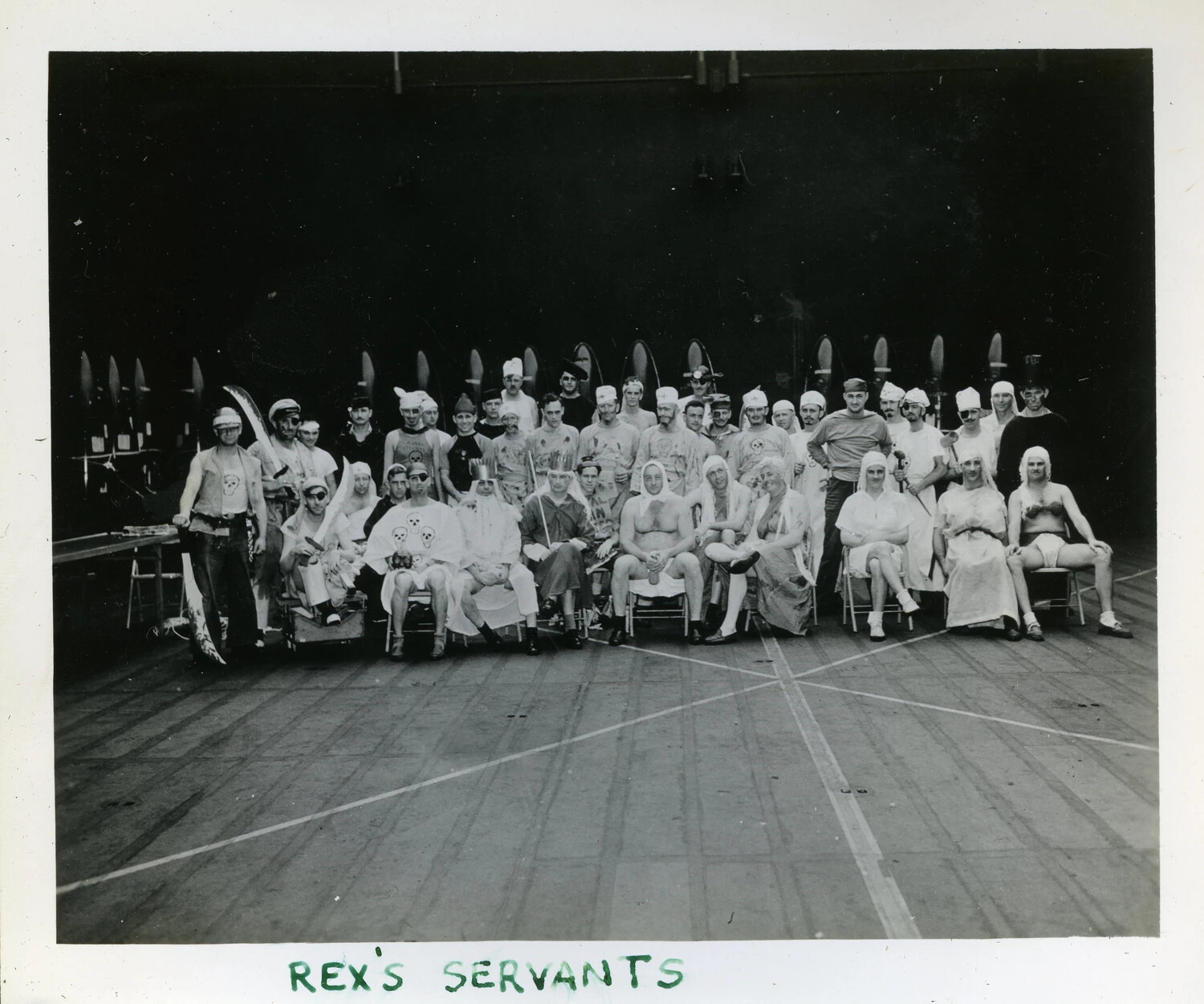 'Rex's Servants' — Crossing the Line Ceremony, USS Franklin D. Roosevelt (CVB-42)