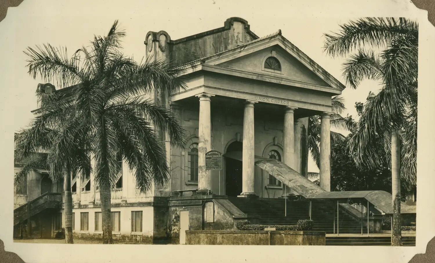Cristobal Union Church, Panama Canal Zone, WWII Era