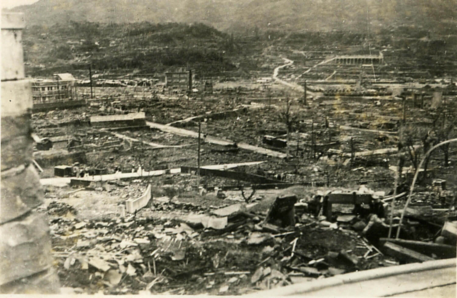 Bombed-Out Japanese City, Postwar Occupation Era