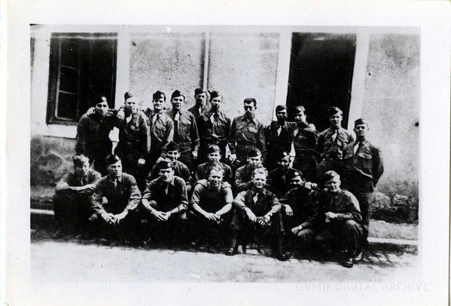 Formal Group Portrait of a 101st Airborne Division Unit, Service Uniform