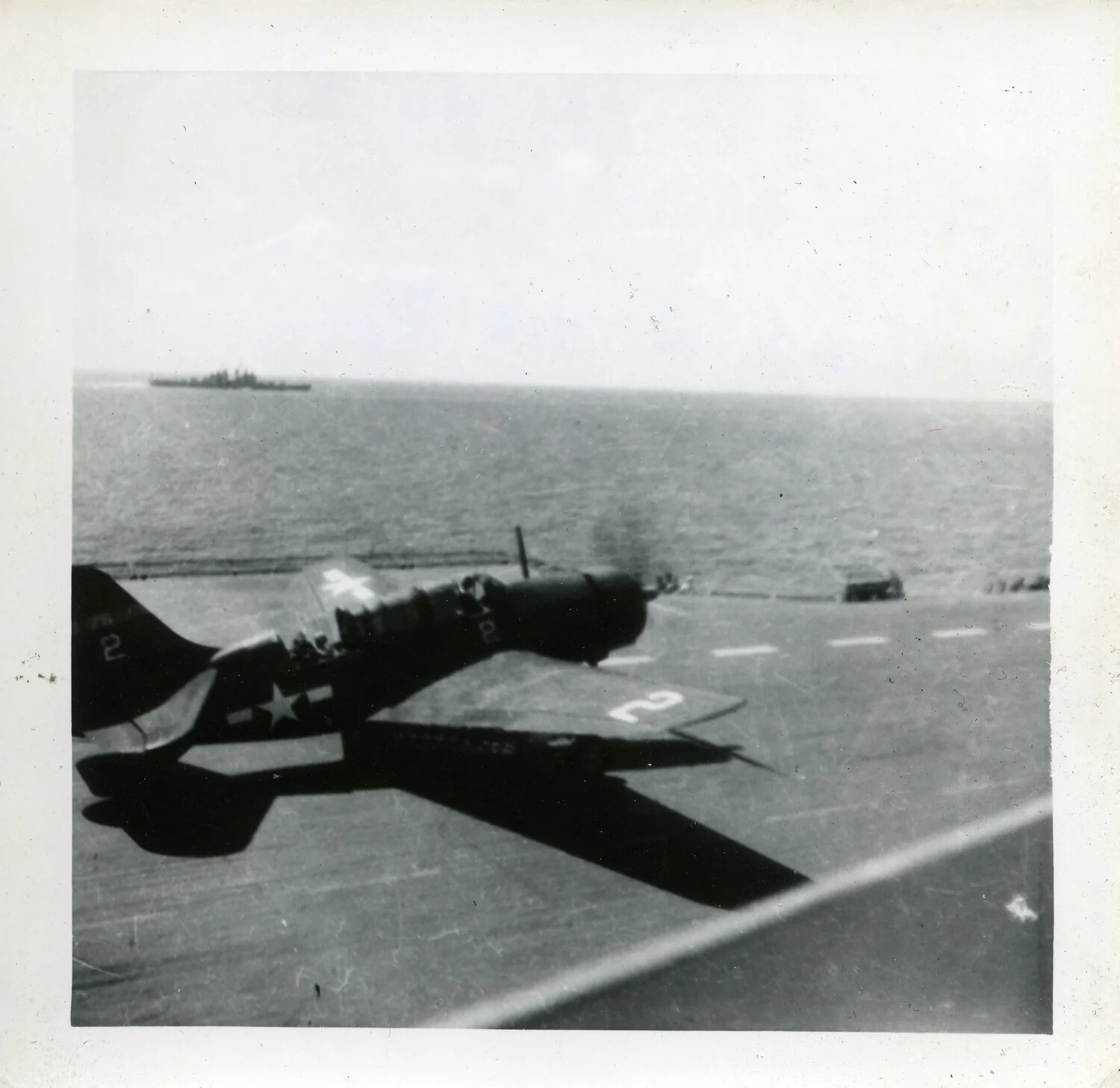 Carrier Aircraft on Flight Deck of USS Franklin D. Roosevelt (CVB-42)