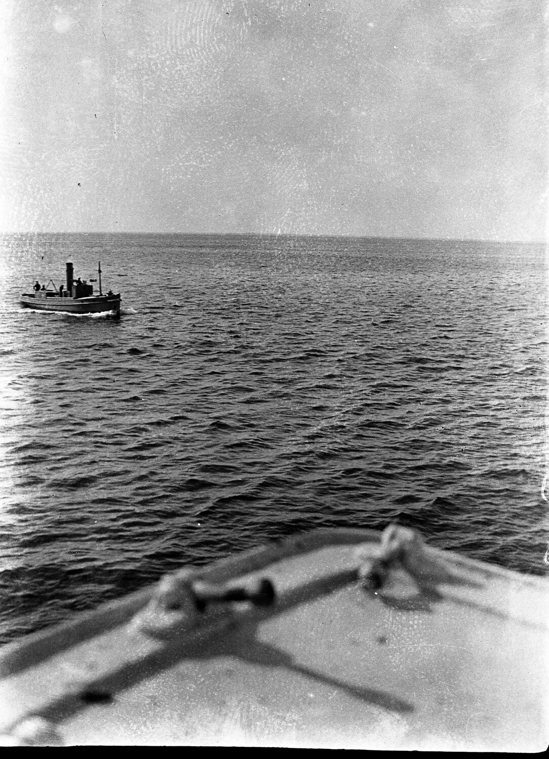Small Steam Launch Underway, U.S. Navy China Station — 1930s