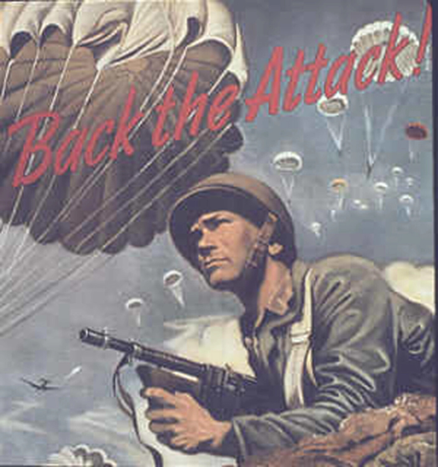 'Back the Attack!' — WWII War Bond Poster Artwork (Full Color)