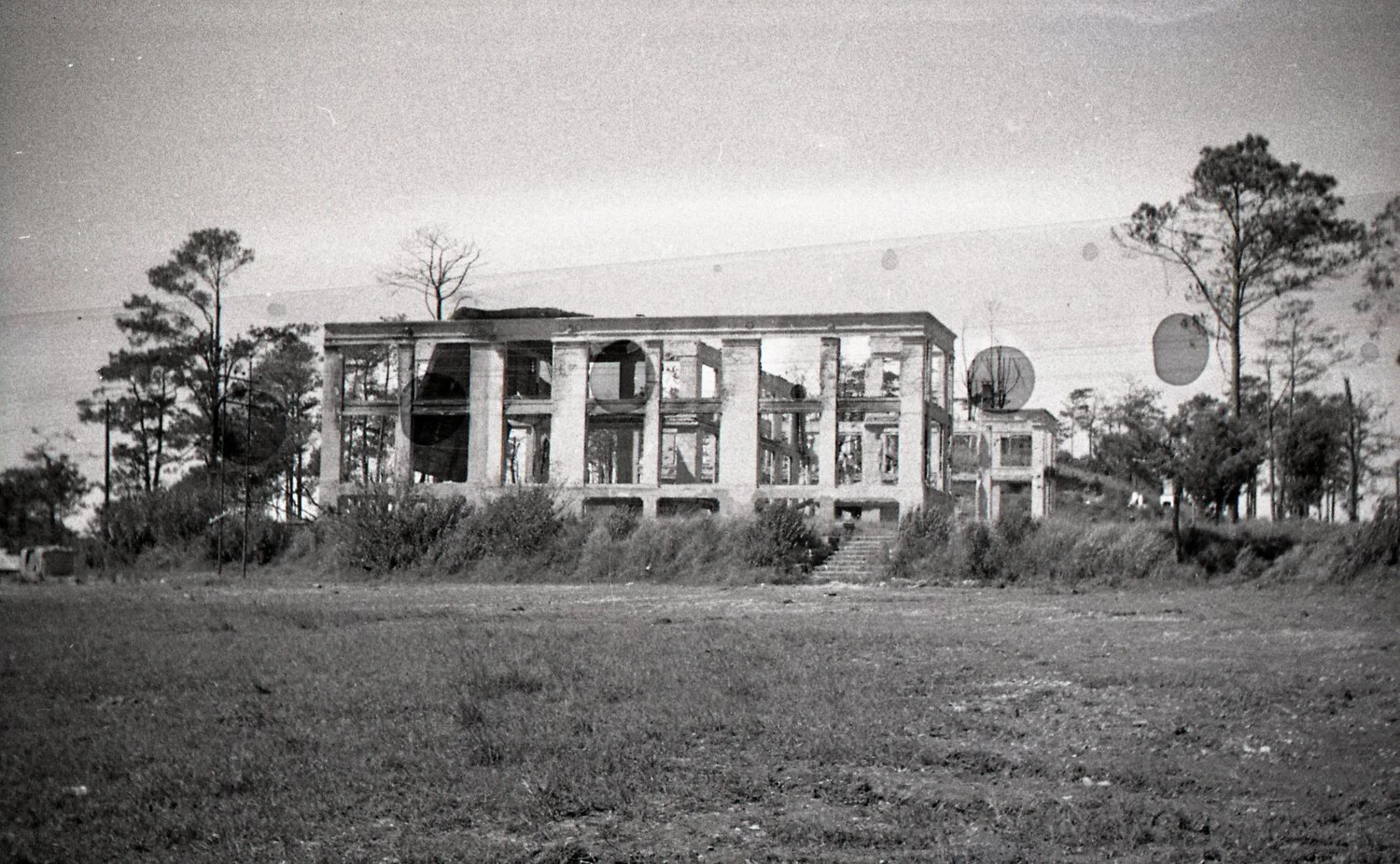 Ruins of a Neoclassical Institutional Building, Luzon, Philippines, WWII Era
