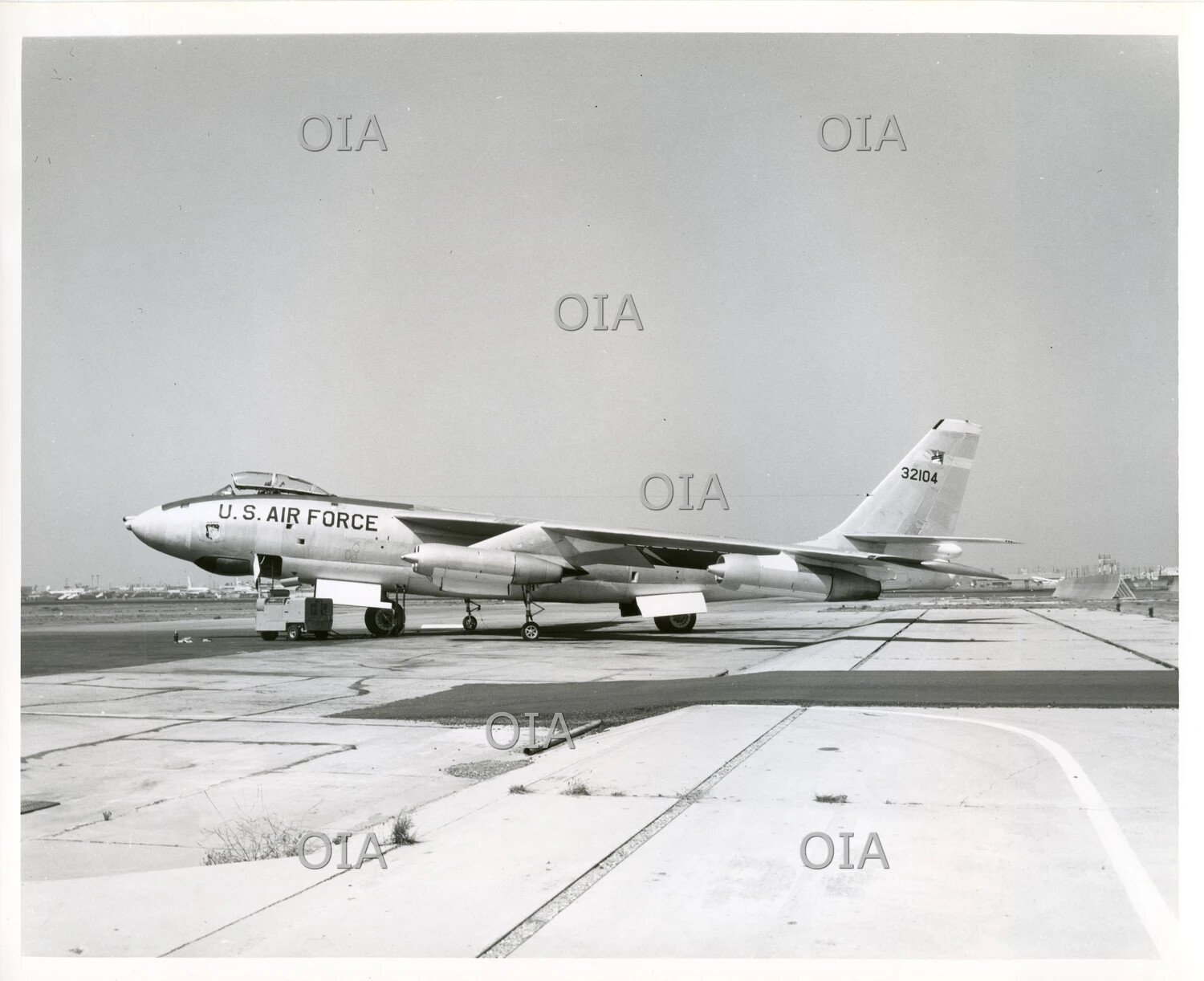Boeing B-47 Stratojet '32104' on Airfield Ramp, U.S. Air Force