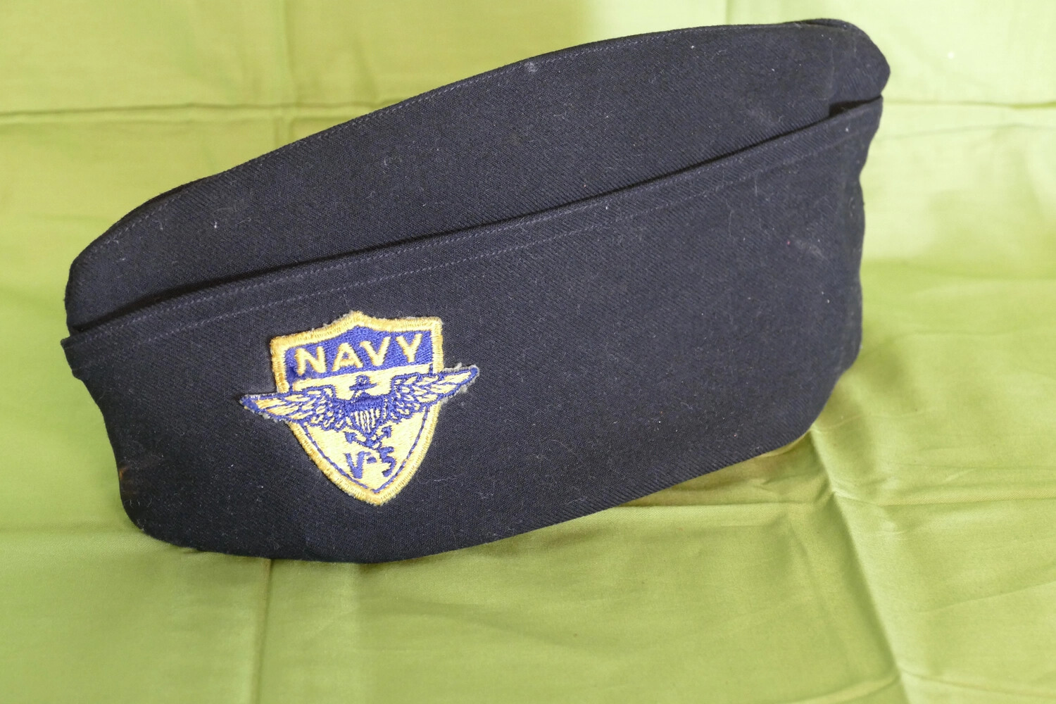US Navy Garrison Cap with V-5 Naval Aviation Cadet Patch