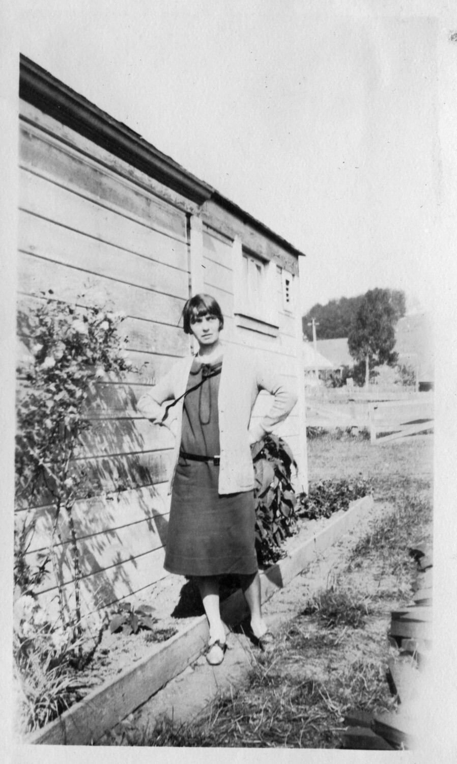 Portrait of a Young Woman in a Garden, circa 1925-1928