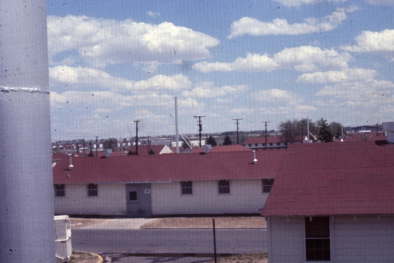 Military Barracks Buildings at a Stateside Naval Installation, Vietnam War Era